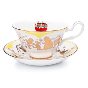 Tweedledee and Tweedledum Cup and Saucer