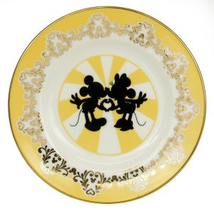 Modern Mickey and Minnie Plate