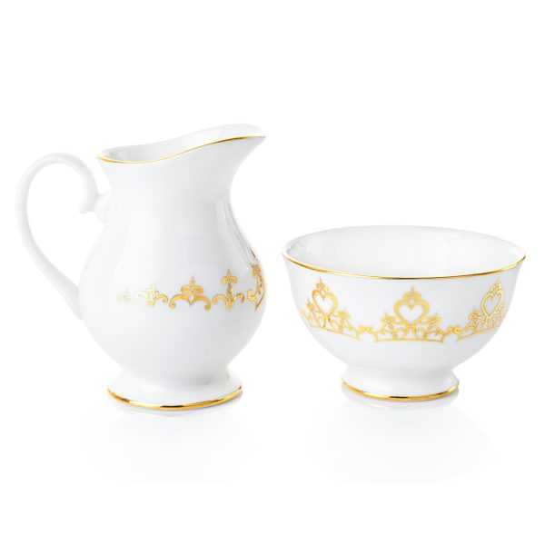 Princess cream and sugar set