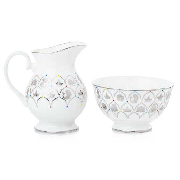 D100 Princess cream and sugar set